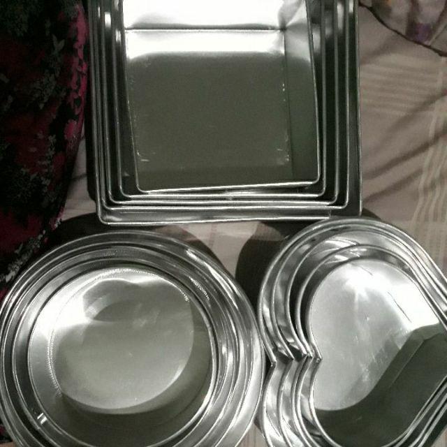 Loyang Hati Aluminium 5 Set