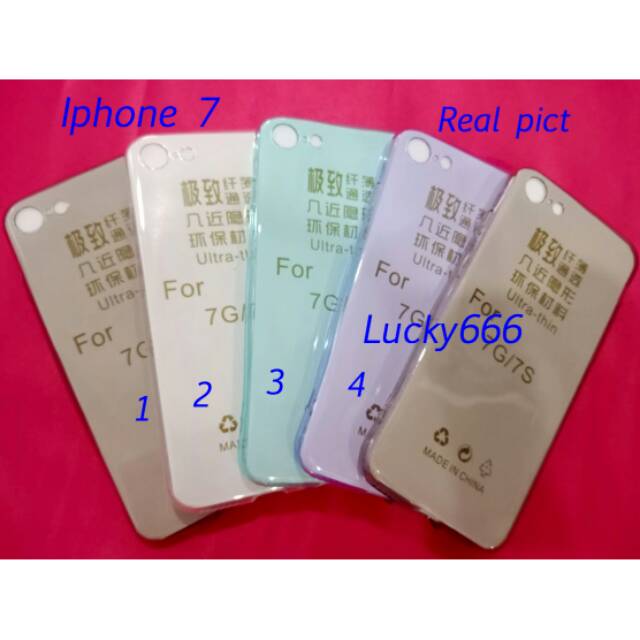 Ultrathin iphone 7 4,7 inch soft case iphone 7 silikon iphone 7 iphone7