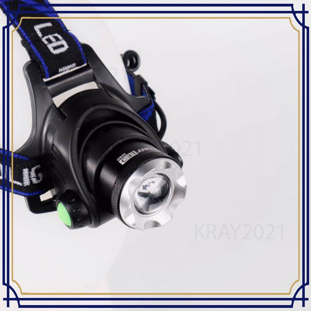 TaffLED High Power Headlamp LED Cree XML T6 + Charger - 568D