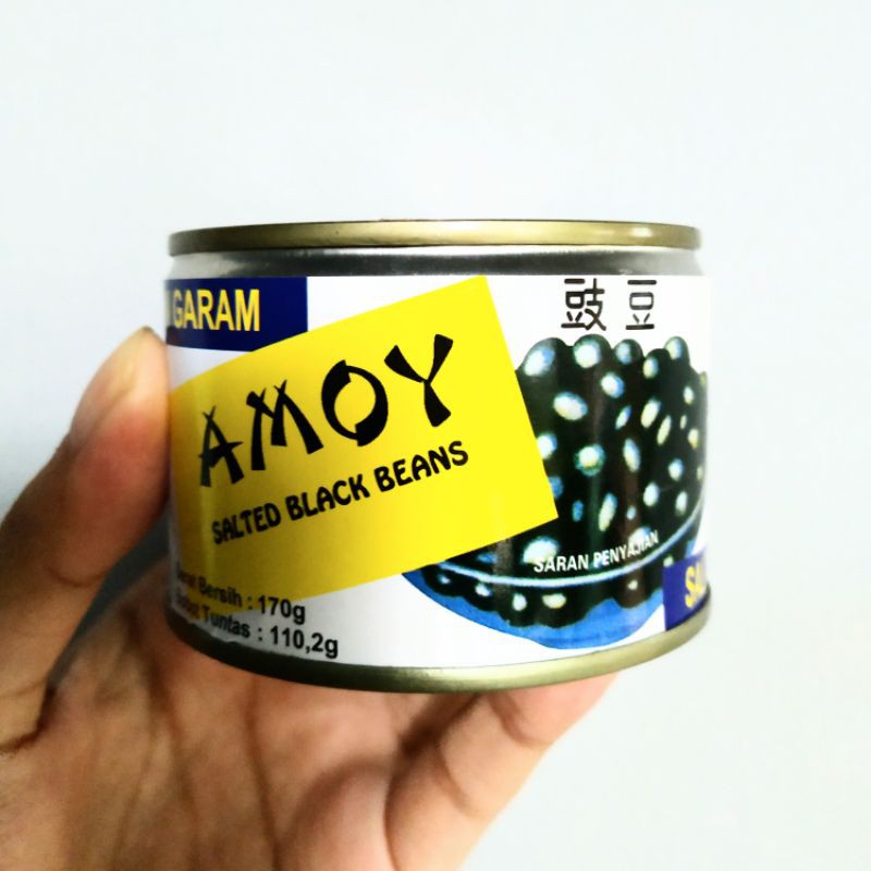 

Amoy Salted Black Beans 170 gr / Kacang Hitam Dalam Larutan Garam Kaleng