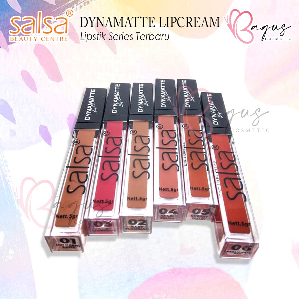 ⭐BAGUS⭐SALSA DYNAMATTE LIPCREAM BPOM | Lip Cream Seri Baru