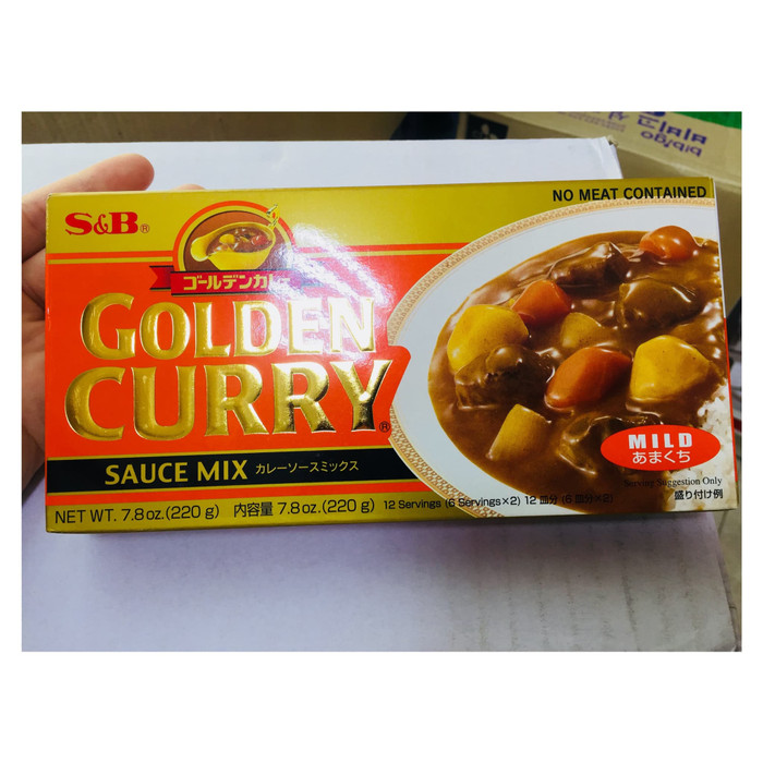 

Promo Terbatas - S&B Golden Curry 220 Gram - Mild Tidak Pedas (Made In Japan)