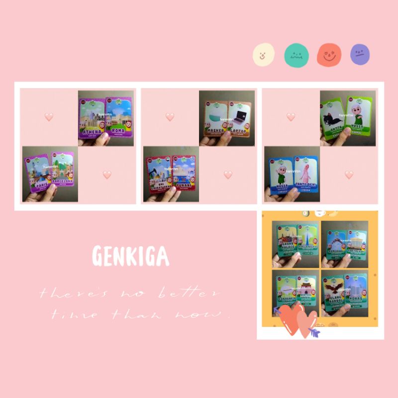 kartu choki choki nussa rarra kartu kota