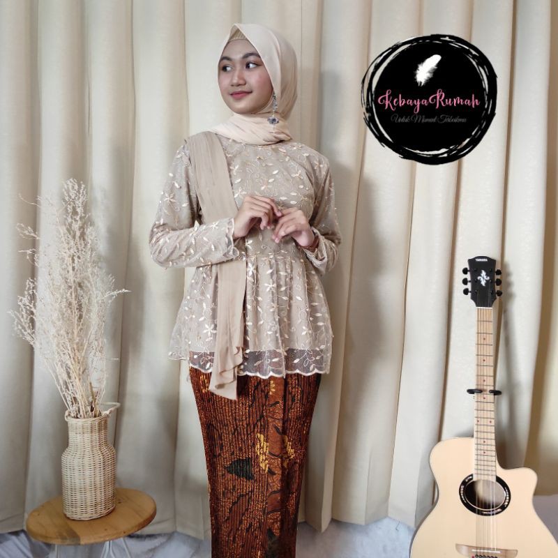 KEBAYA SELENDANG LAMARAN, WISUDA, DOMAS, BRIDESMAID (ATASAN SAJA)-1