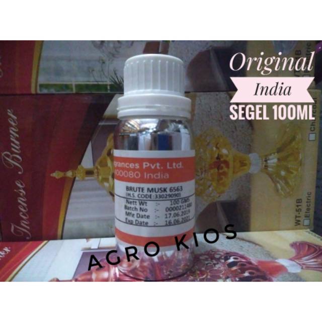 SEGEL 100 ML Bibit Parfum Kasturi Kijang Import Original India Non Alkhohol 100 ml