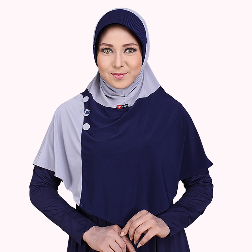 Jilbab Instan Nafisa Alvarita | Hijab Instan Bergo Kerudung Instan Kombinasi Warna-4