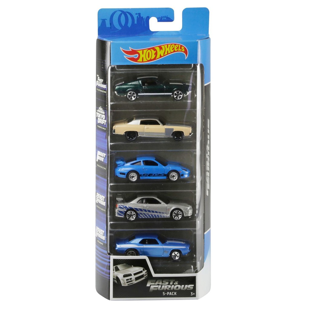 Hot Wheels Fast and Furious FNF Gift Pack giftpack eceran skyline r34 porsche 911 69 camaro mustang