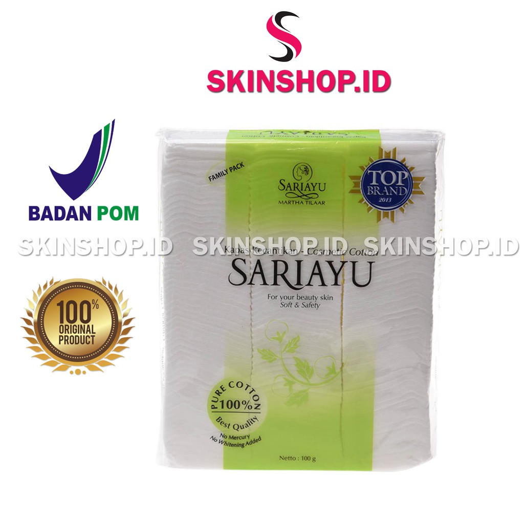 Sariayu Facial Cotton 100gr / Kapas Wajah Sari ayu Original