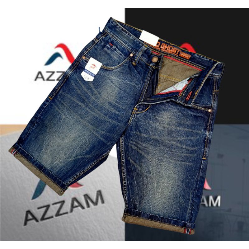 AZZAM JEANS CELANA PENDEK HUGO GHOST PREMIUM ORIGINAL