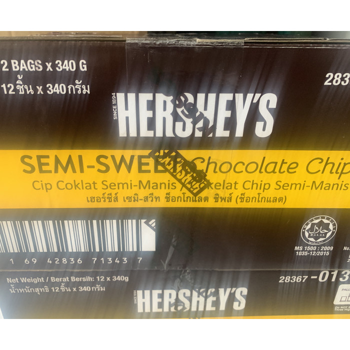 

TRYa7s Hershey'S Chocolate Chip Semi Sweet / Choco Chip A Sd58Rs