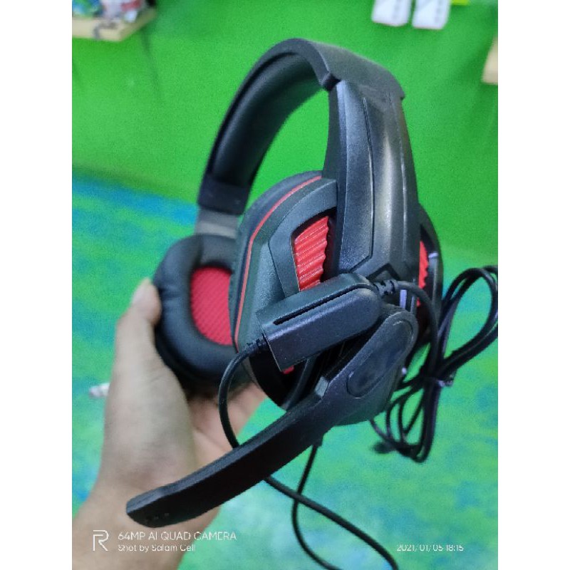 Headset Gaming WELLCOMM Buat Segala Type Hp,Pc Original