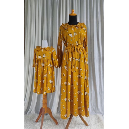 Gamis Rayon Couple Mom & Kids