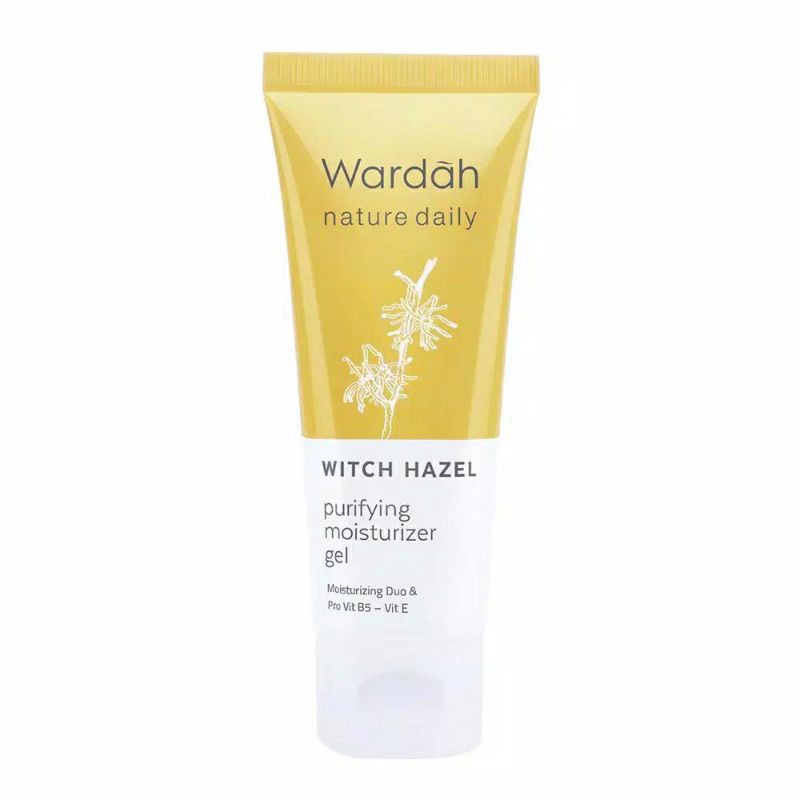 Wardah Nature Daily Aloe Hydramild Moisturizer Cream | Hazel Moisturizer Gel 40 ml