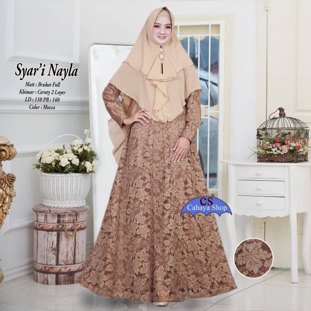 GAMIS SYARI NAYLA KAYLA/KALILA/CAHAYAA