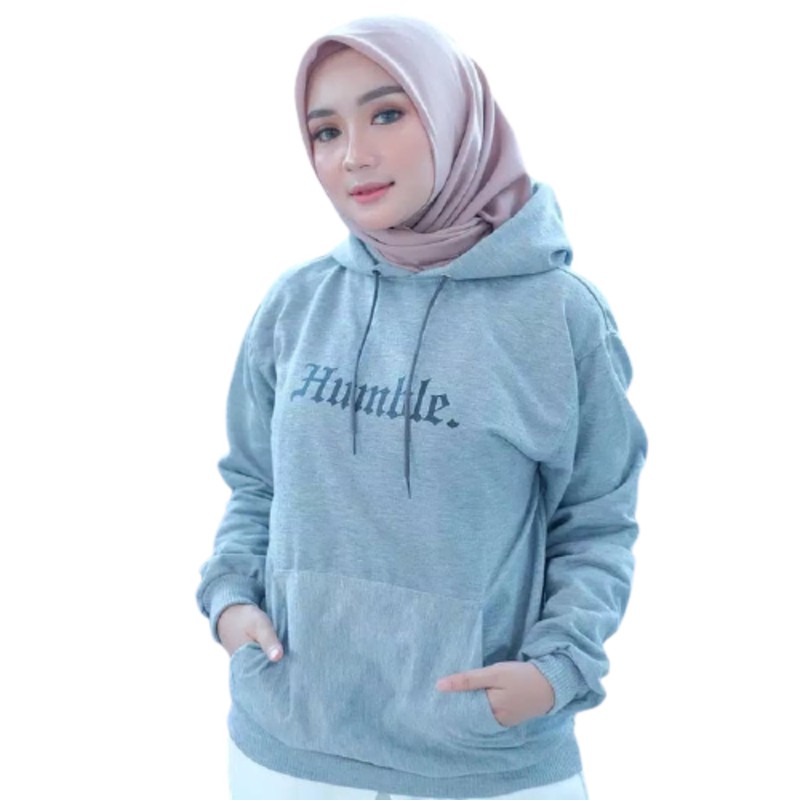 Sweater Hoodie Wanita HUMBLE Size M-XXL/Sweater Kiky