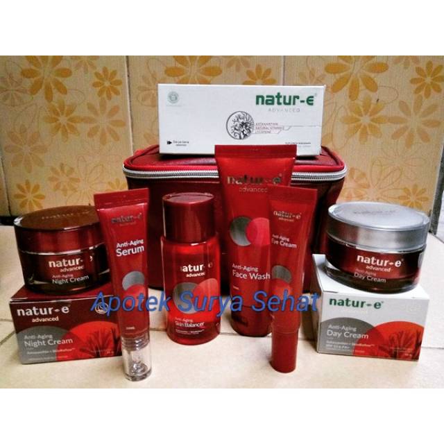 Natur-E Advanced Anti Aging Face Series Paket Lengkap 7 in 1