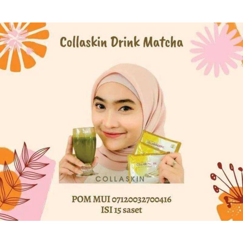 

COLLASKIN DRINK Matcha Minuman Serbuk Rasa Lemon