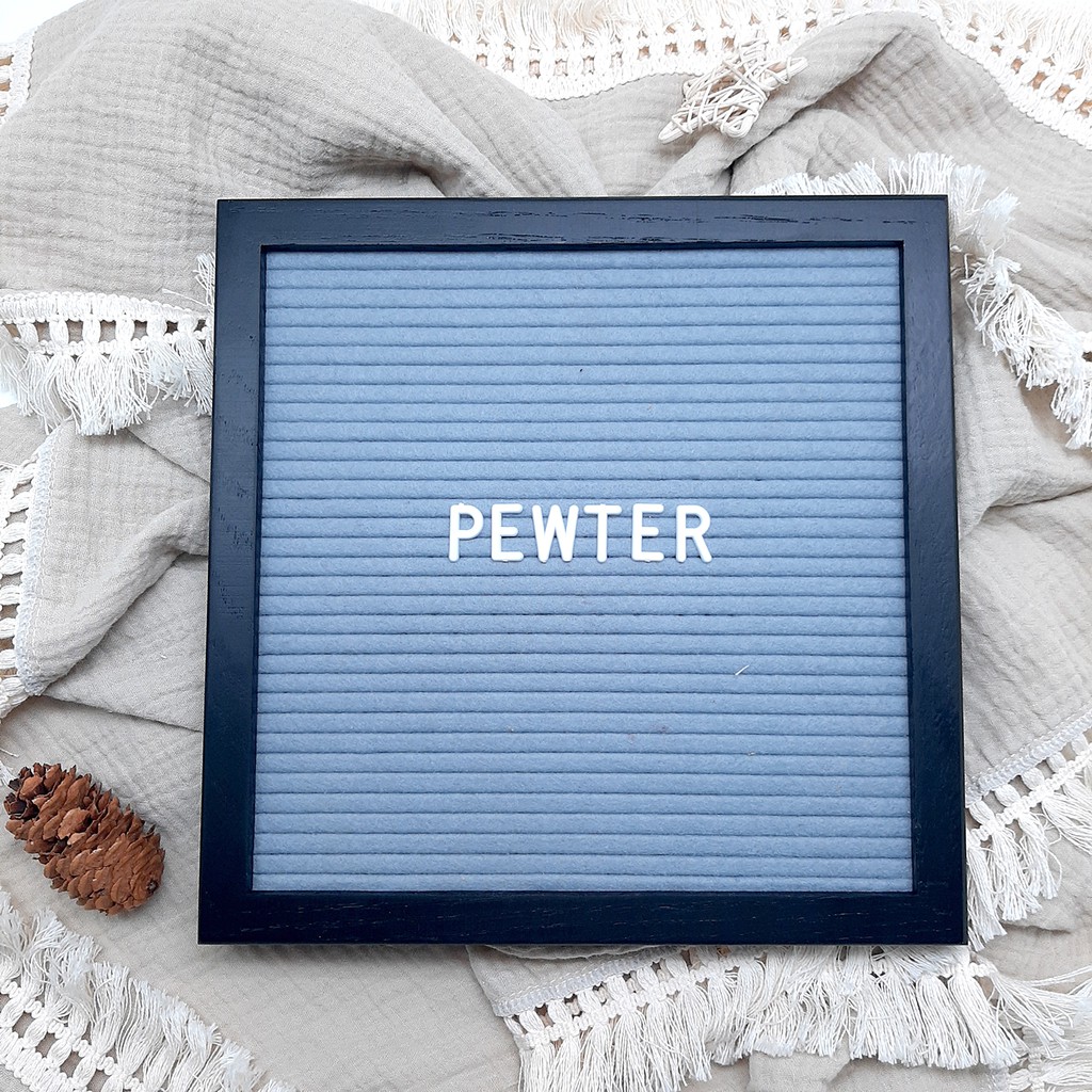 

Letter Board - Felt board w/ black frame, papan tempel milestone