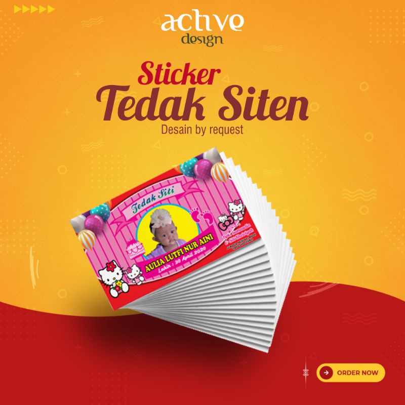 

[BEST SELLER] Stiker Tedak Siten Murah