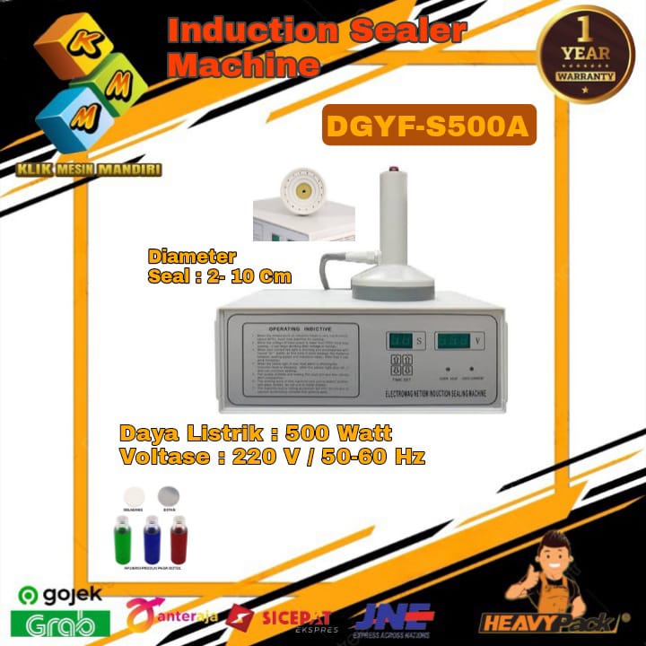Induction Sealer Segel Botol Sambal DGYF-S500A Heavypack