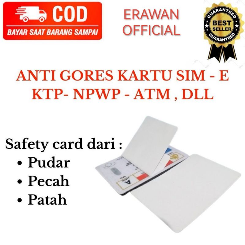 

ANTI GORES SIM KTP STICKER KTP SIM ANTI LECET