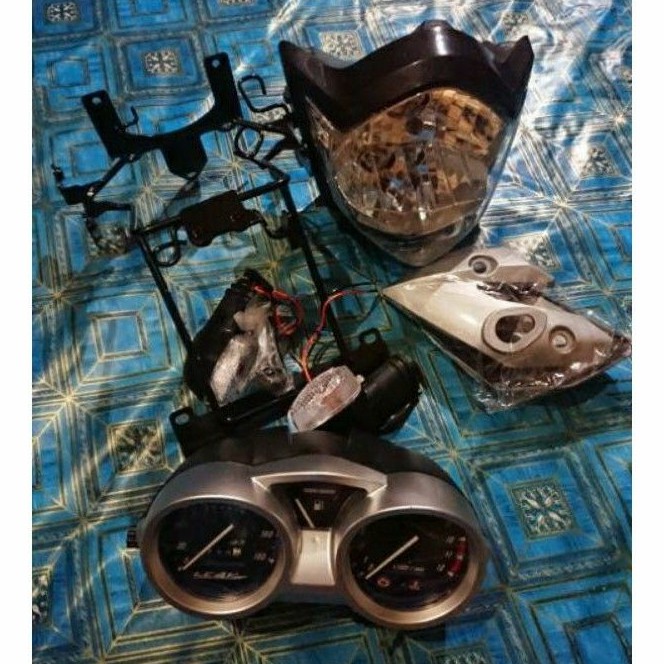 PAKET KOMPLIT LAMPU DEPAN YAMAHA VIXION LAMA OLD / LAMPU YAMAHA VIXION OLD LAMA / LAMPU VIXION LAMA