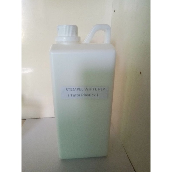

TINTA STEMPEL PLASTIK PERMANENT WHITE PLP 1 Liter