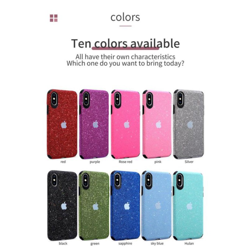 Silikon Case Oppo A52/A92  Oppo F11 Luxury Candy Glitter + logo