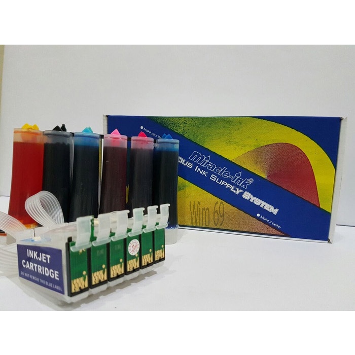 Infus Epson / Ciss Epson / Tinta Infus Epson T60 Miracle 6warna