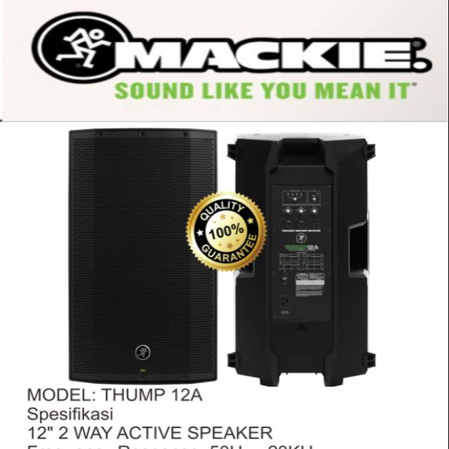 Speaker aktif mackie thump 12A