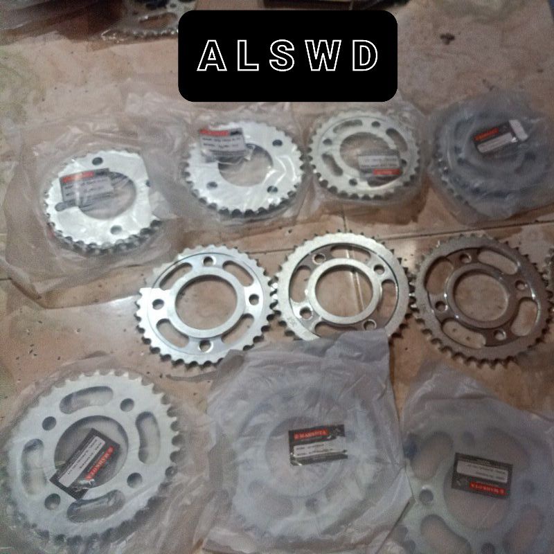 Gir Gear Belakang GL Pro Max Neotech 100 Mega Pro Tiger 428 Ukuran 30 31 32 33 34 35 36 37 38 39 40 