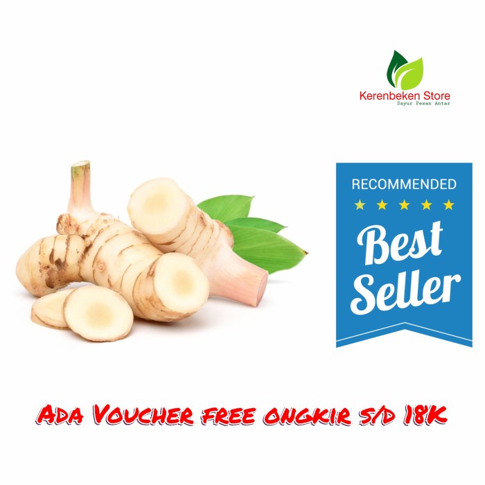 

Lengkuas per 100 gram