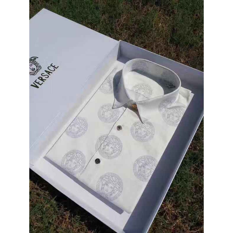 kemeja pria/pakaian pria lv high quality PERSACE LENGAN PANJANG