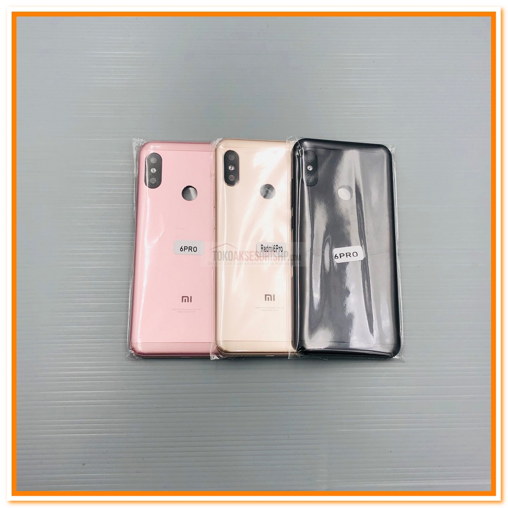 Backdoor Xiaomi Redmi 6 Pro Tutup Belakang Redmi 6 Pro Back Door Redmi 6 Pro