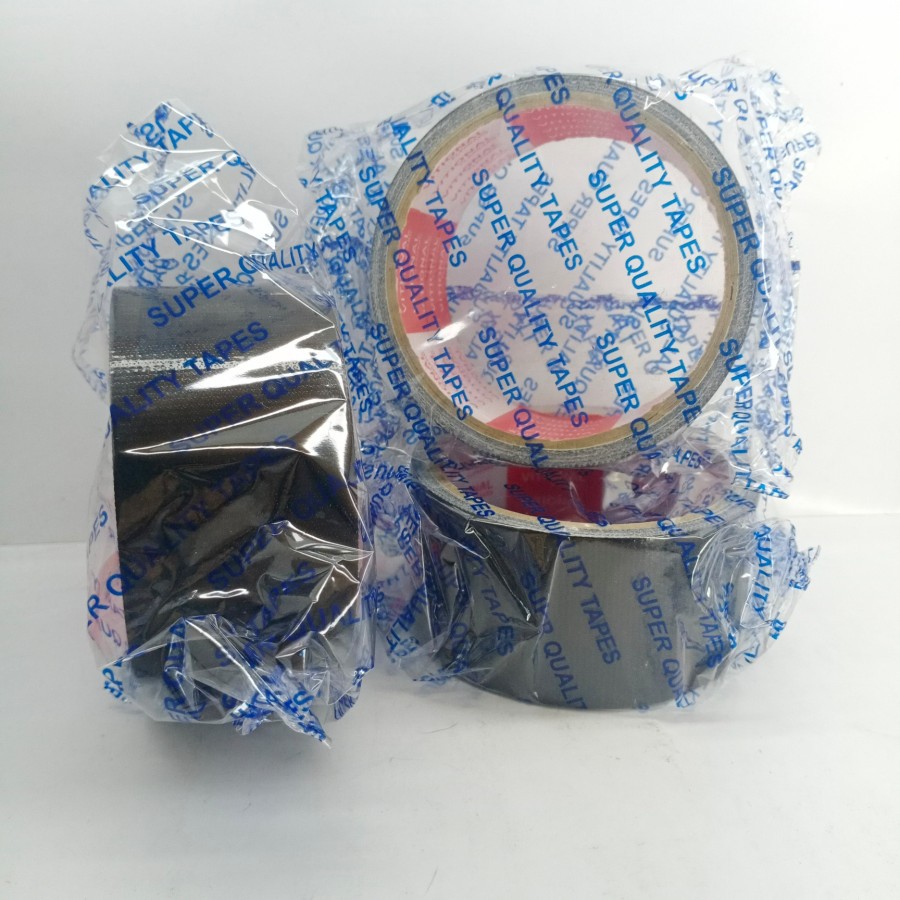lakban hitam besar kain cloth tape 2"