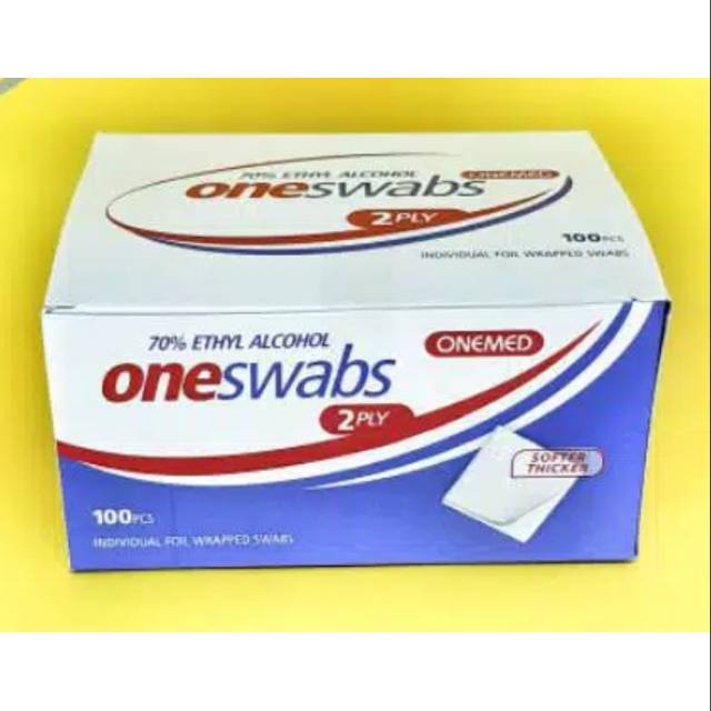 TISSUE ALKOHOL SWABS isi 100 PCS (ONESWABS)/ ALKOHOL SWAB ONEMED