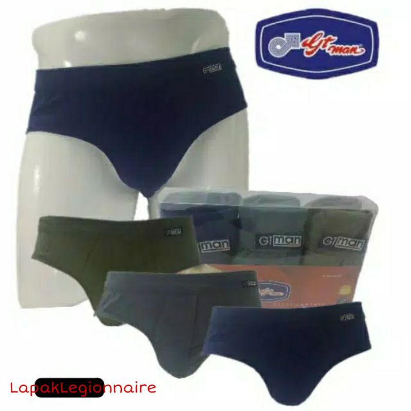 Celana Dalam Pria GT MAN MINI SPANDEX 1kotak 3pcs . GT-MAN 708 Mini SpandeX