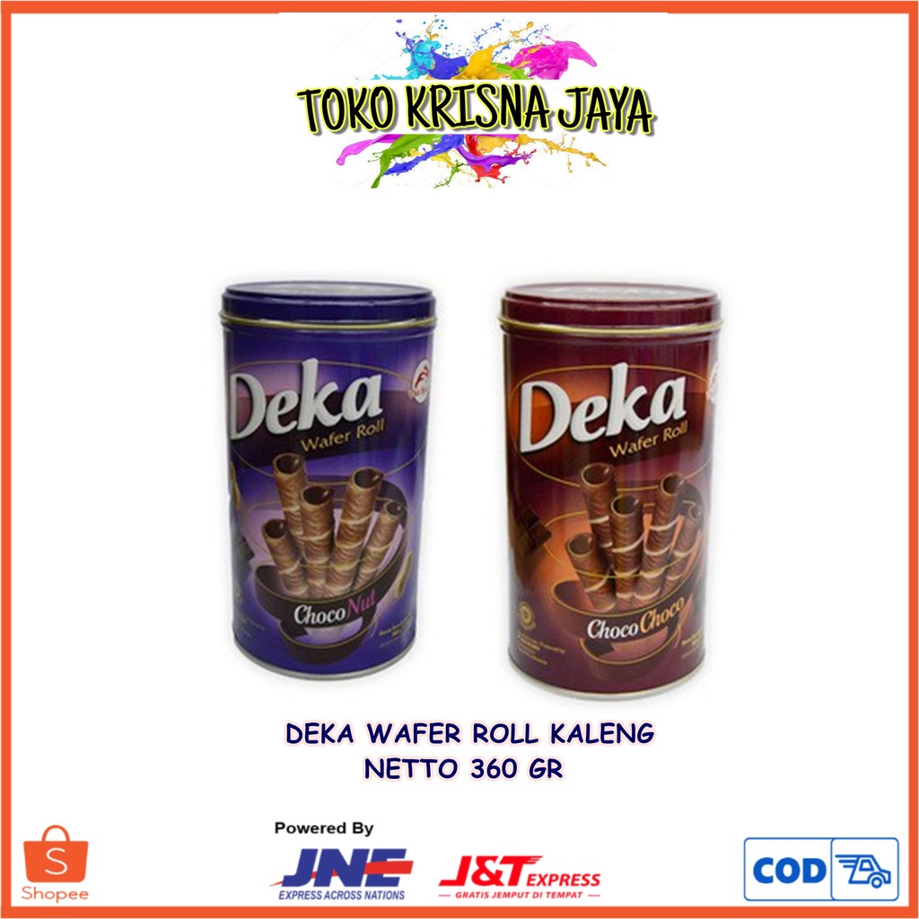 Jual Deka Wafer Roll Chocochoco Choconut Tin Kaleng Netto Gr