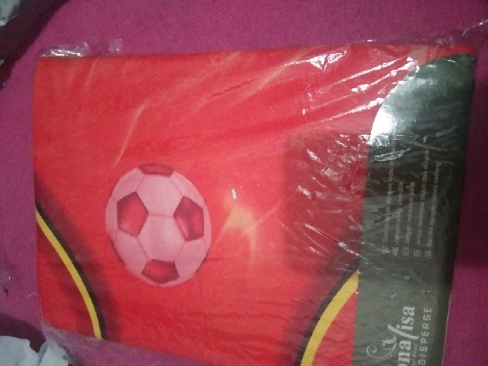 Monalisa  Sarung Kasur Disperse 120x200x15 Motif Bola/remaja