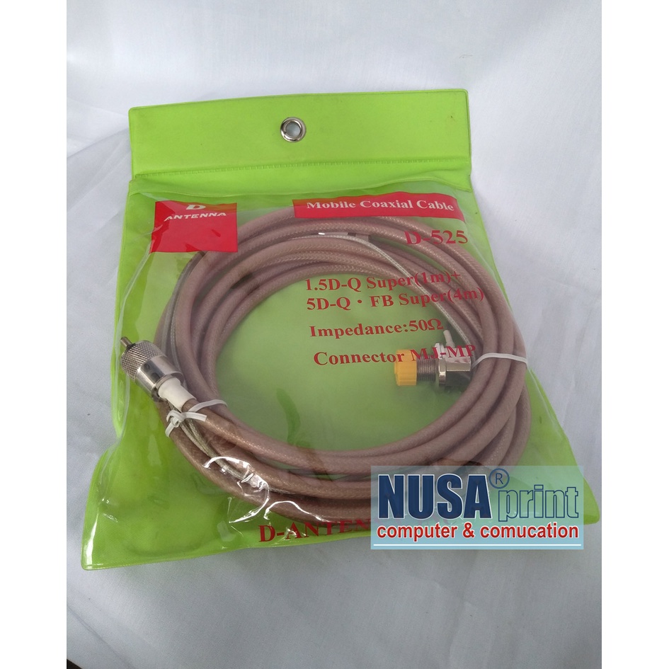 Kabel Antena Mobil RG 8 D ANTENA D-525 Baru