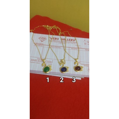 kalung nori medan liontin angsa sepuhan emas24k