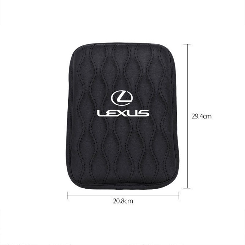 (G-CLUB) Bantalan Sandaran Lengan Mobil Universal Bahan Kulit Lembut Untuk Lexus ES GX LX RX LS NX IS RC lFA