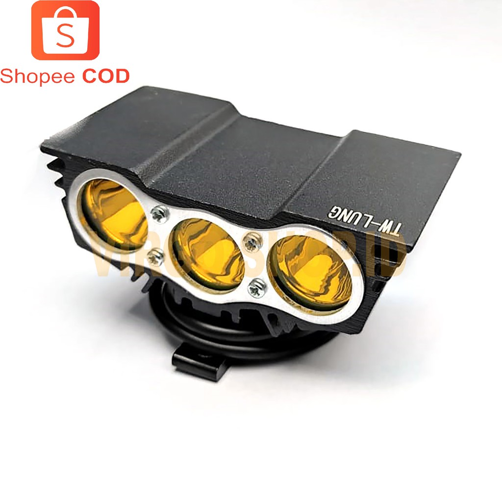 Lampu Tembak Sorot OWL Mini LED CREE 3 Mata - CREE Lampu Tembak Mini Motor Dan Mobil / lampu tembak mobil / lampu tembak led motor / lampu tembak sorot / lampu tembak mini / lampu / led sorot