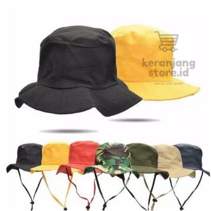Topi Bucket Rimba cewek cowok / Rimba Hat / Topi Hiking / Topi Hutan / topi gunung RIMBA RIPSTOK