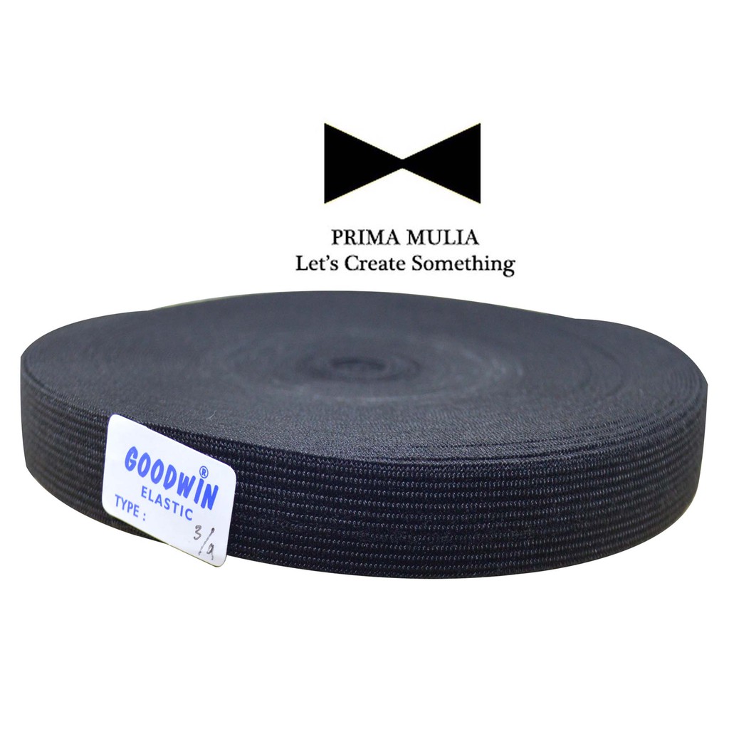 

TALI KARET ELASTIS GOODWIN WARNA HITAM UKURAN 3.8 CM GW EL 38 HTM