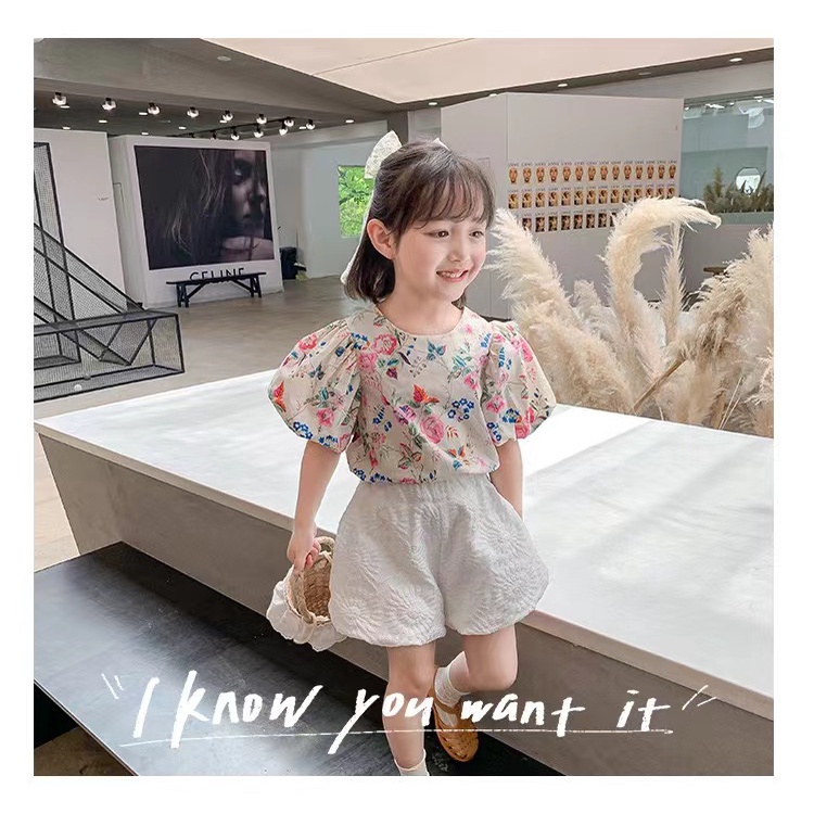 Baju Setelan Anak perempuan /set baju korea style import