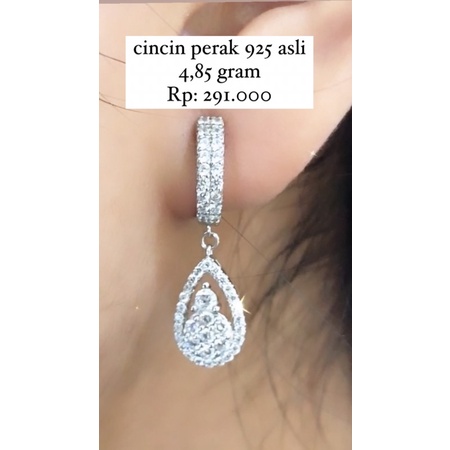 Anting Anting Perak 925 Asli