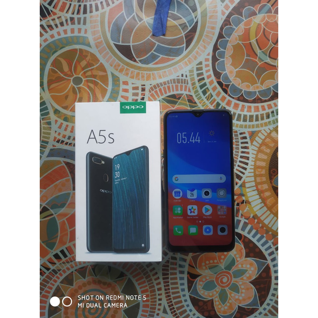 HANDPHONE HP OPPO A5s 3/32GB FULLSET SECOND SEKEN BEKAS MURAH