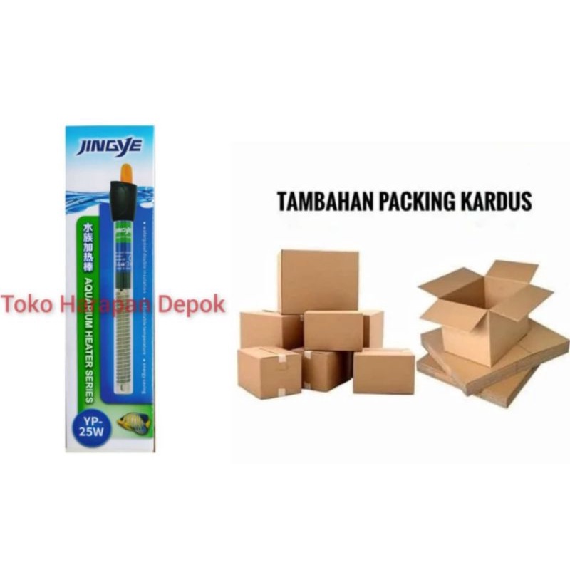 HEATER AQUARIUM 25 WATT penghangat pemanas air akuarium aquascape 25watt