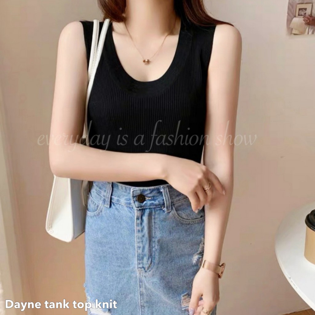 Dayne tank top knit -Thejanclothes